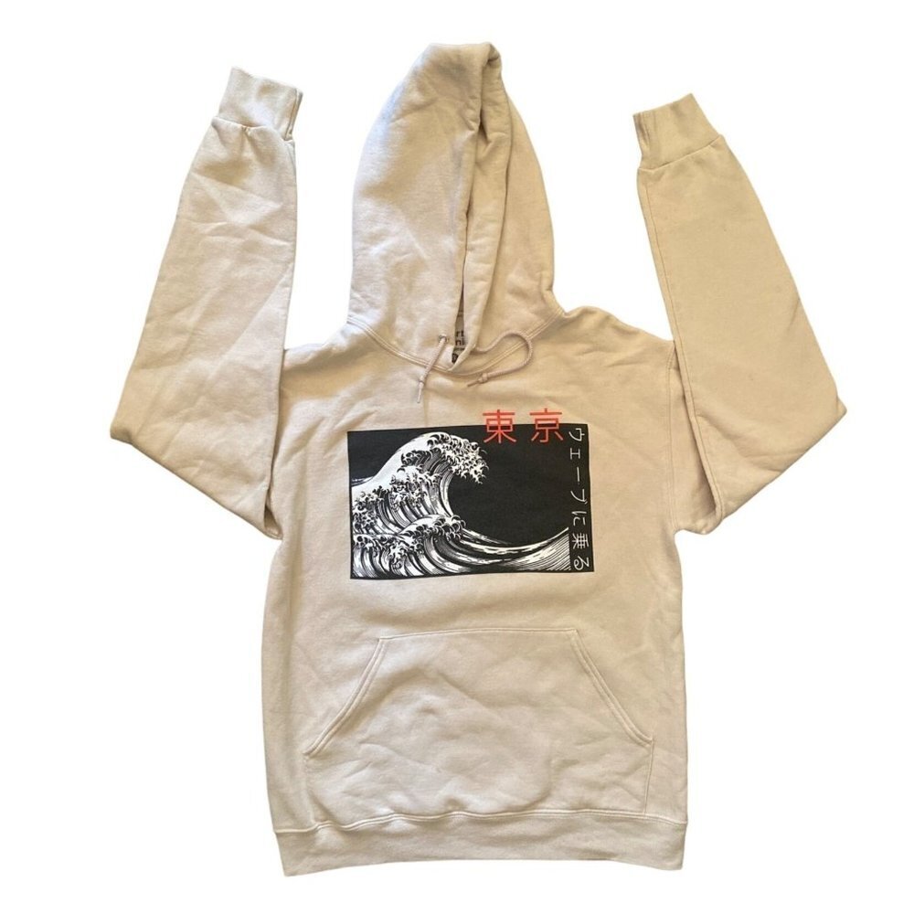 The great wave by‎ Artist Union pullover  hoodie men size Small